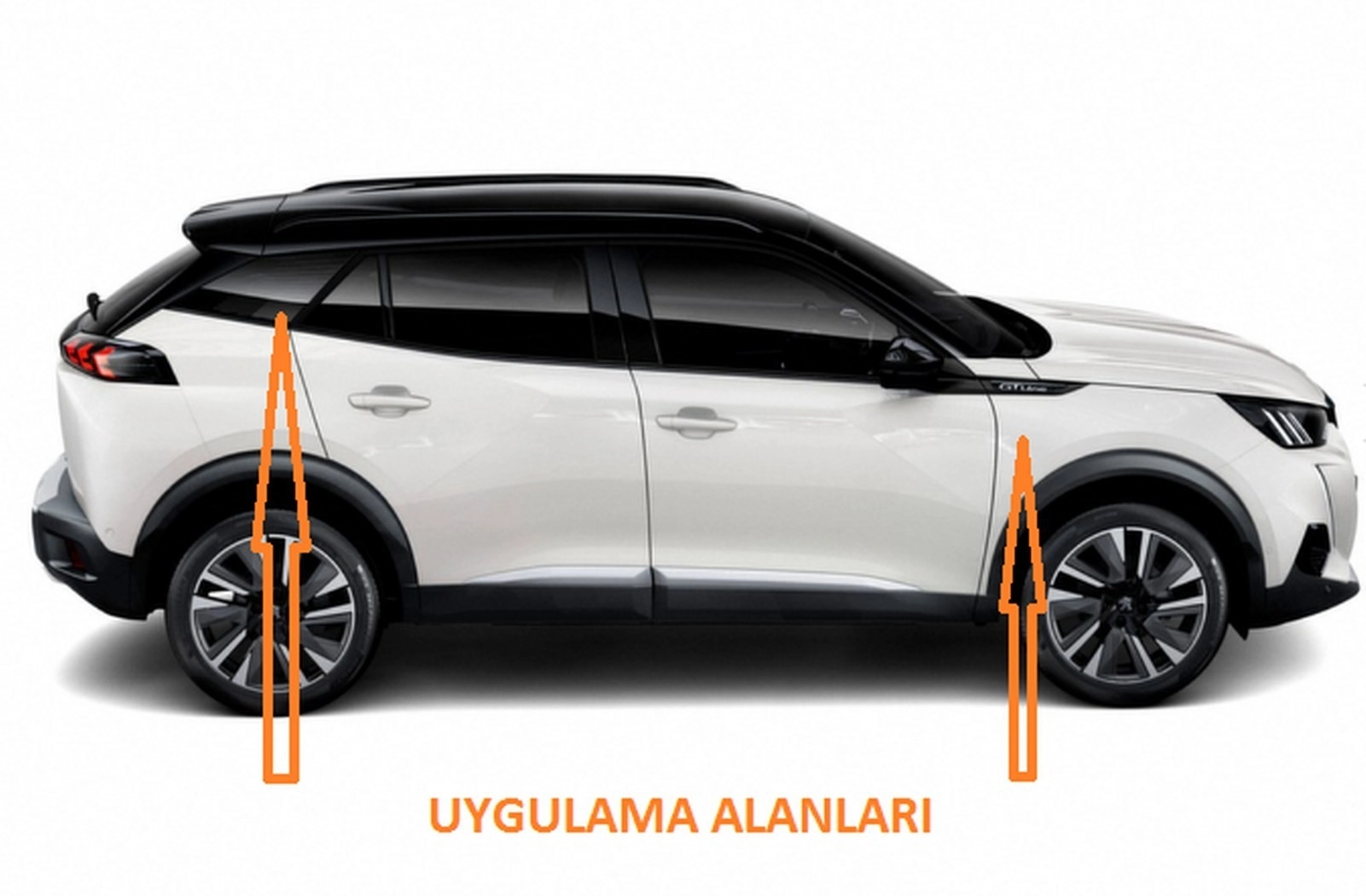 Peugeot Yeni Nesil Piano Black Çamurluk Arması Seti 2 Adet 3M 3D ABS