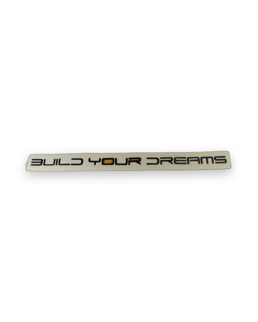 BYD “Build Your Dreams” Siyah Bagaj Yazısı Amblem ABS 3M Bantlı