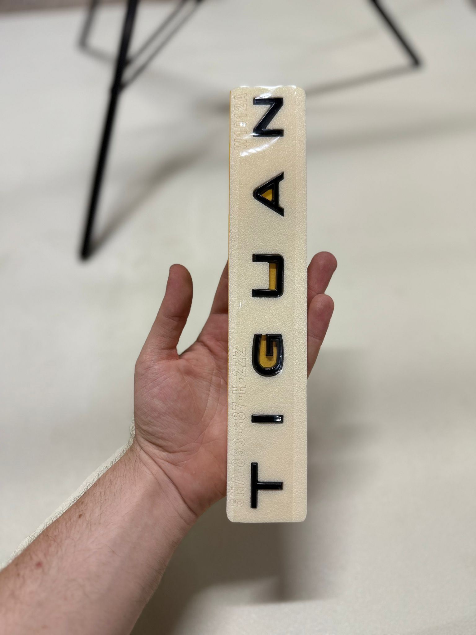 Tiguan Yeni Nesil Piano Black Bagaj Yazısı 3M 3D ABS Logo Arma