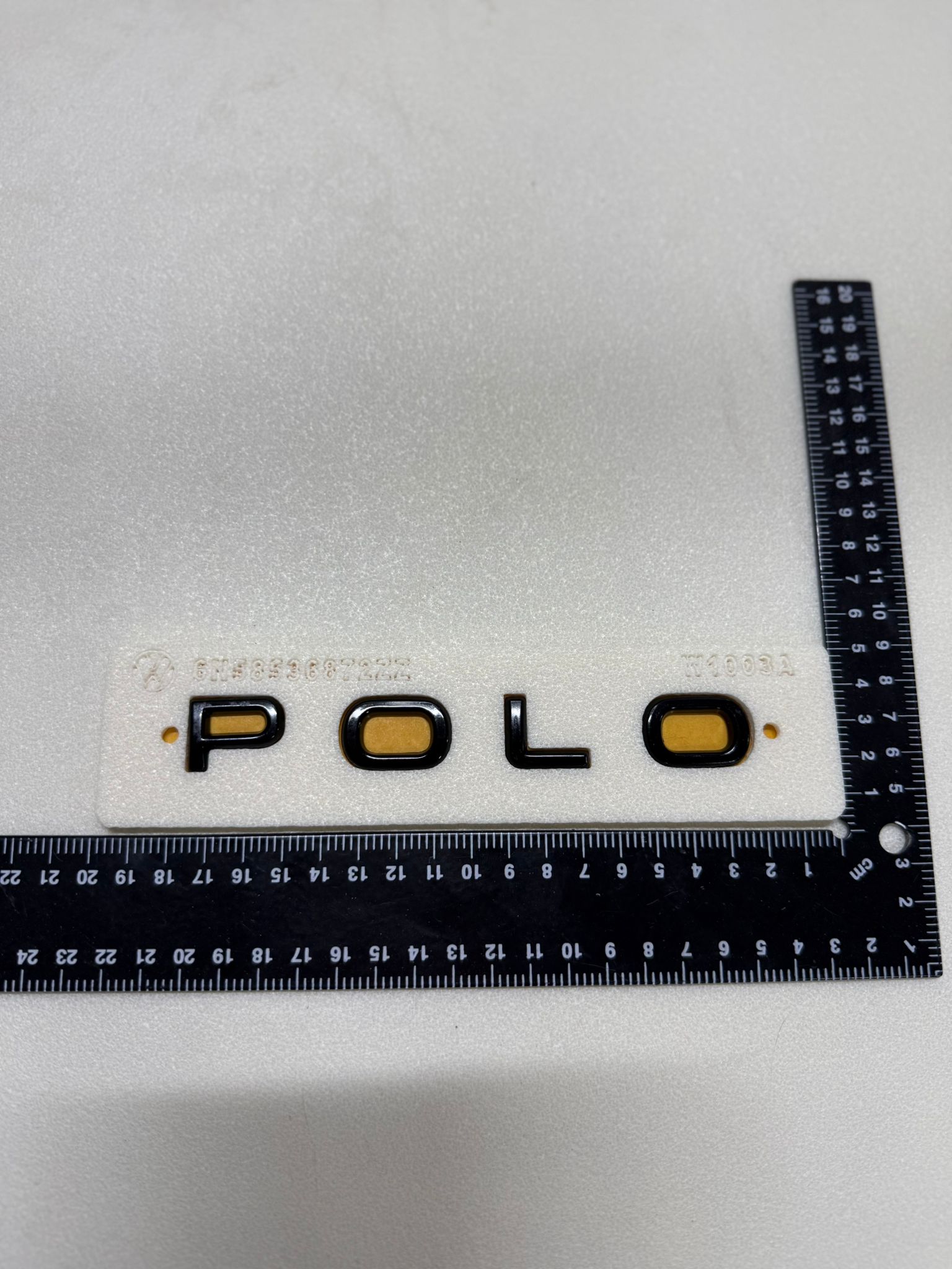 Polo Yeni Nesil Piano Black Bagaj Yazısı 3M 3D ABS