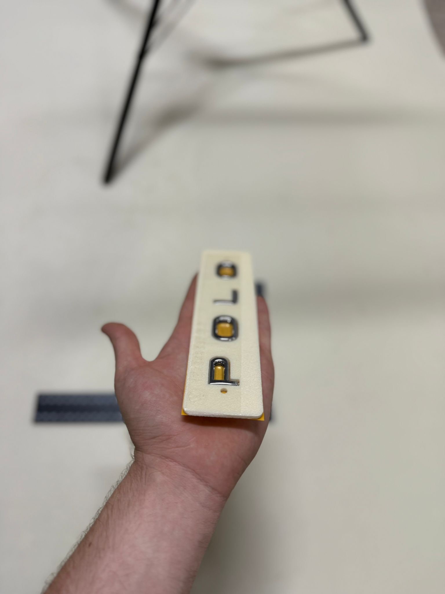 CLA 200 Krom Bagaj Yazısı 3M 3D ABS Logo Arma