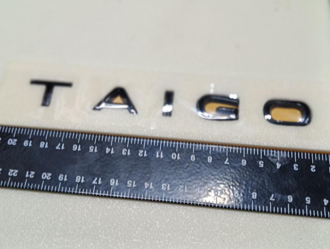 Taigo Piano Black Bagaj Yazısı 3M 3D ABS