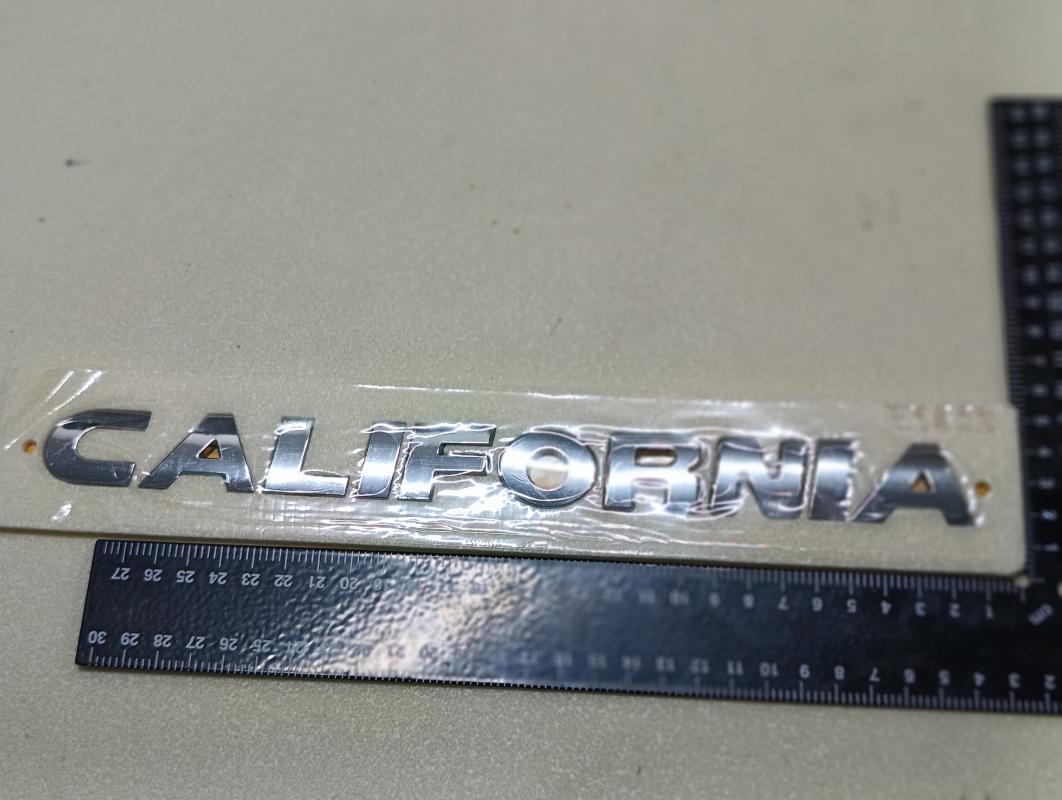 California Krom Bagaj Yazısı 3M 3D ABS
