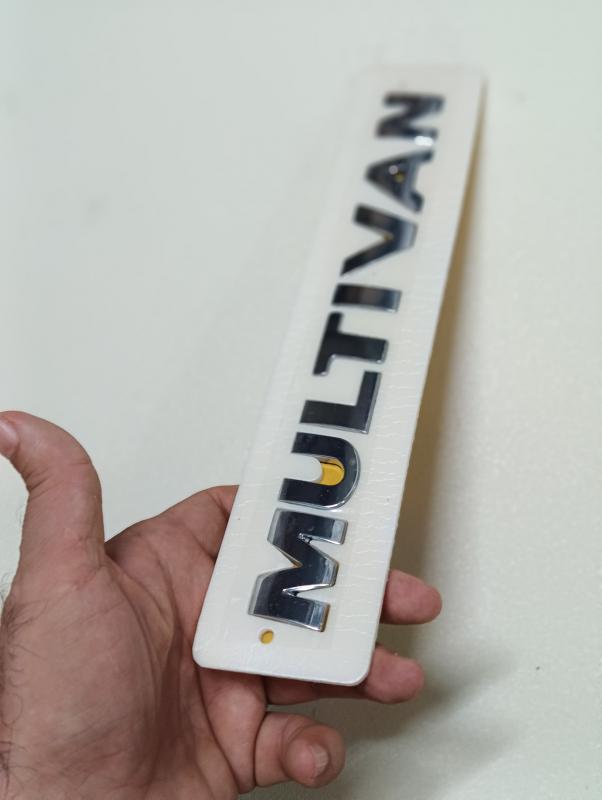 Multivan Krom Bagaj Yazısı 3M 3D ABS