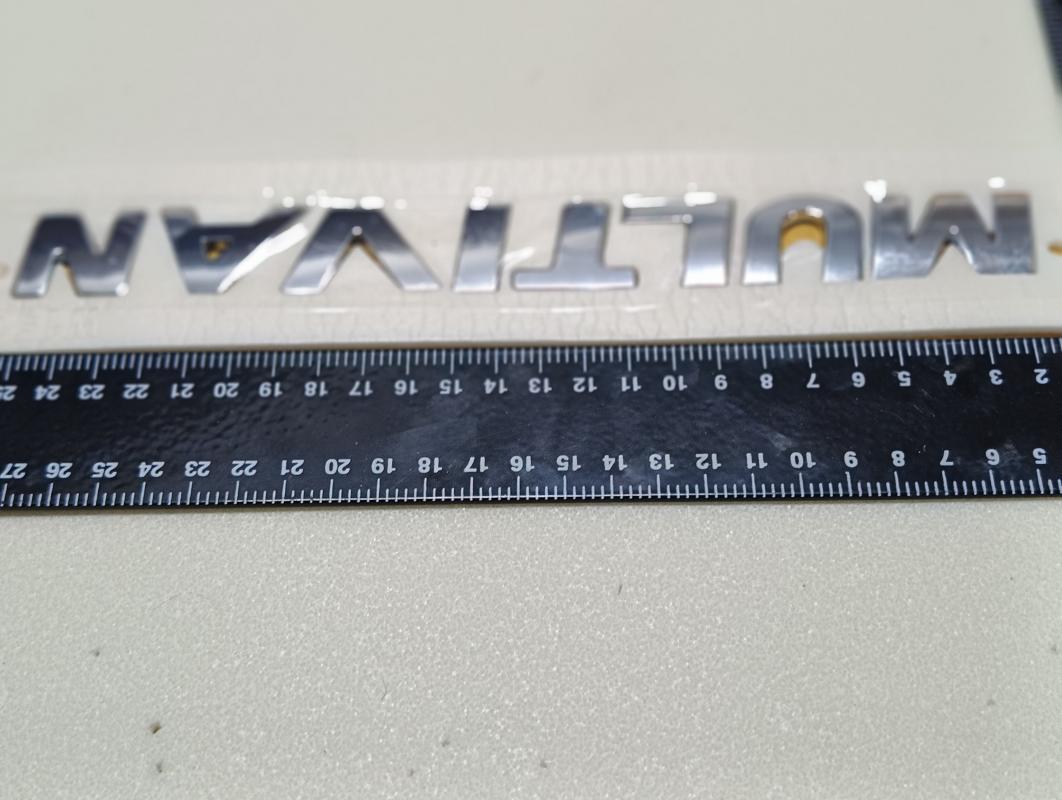 Multivan Krom Bagaj Yazısı 3M 3D ABS