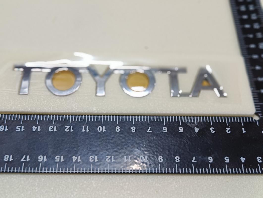 Toyota Büyük Boy Krom Bagaj Yazısı 3M 3D ABS