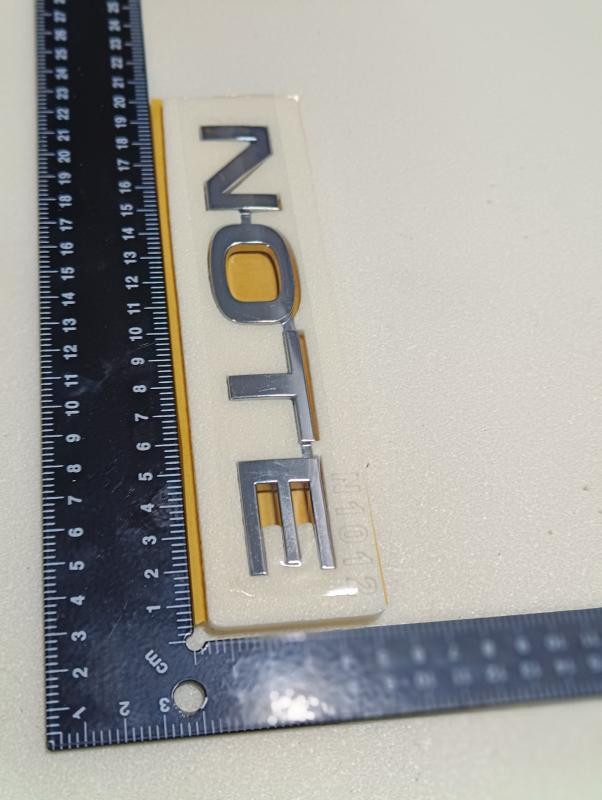 Note Krom Bagaj Yazısı 3M 3D ABS