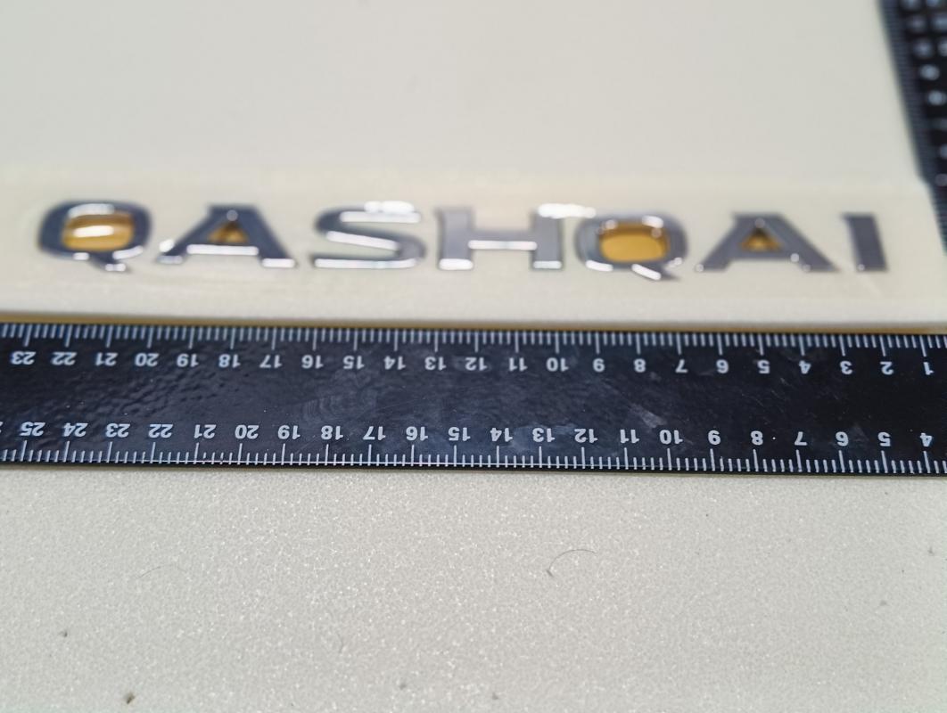 Qashqai Krom Bagaj Yazısı 3M 3D ABS