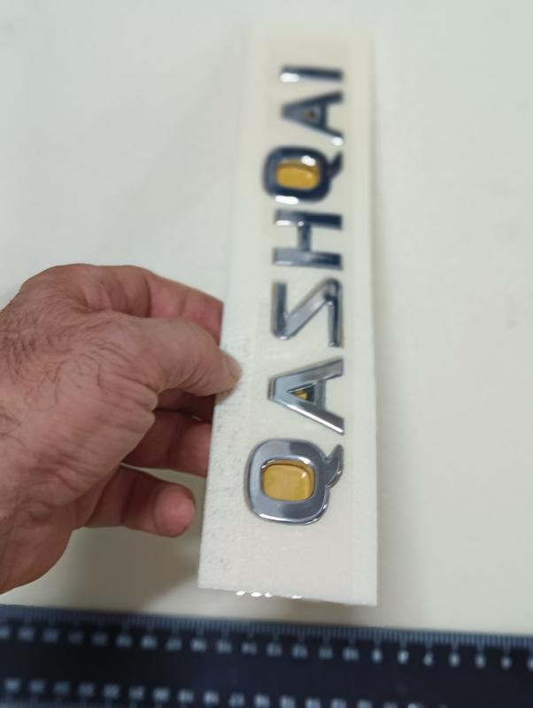 Qashqai Krom Bagaj Yazısı 3M 3D ABS