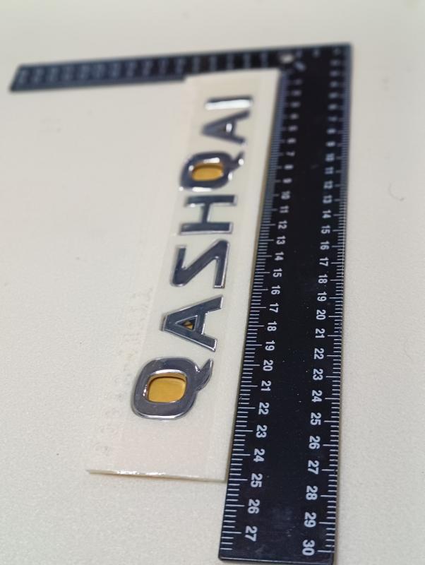 Qashqai Krom Bagaj Yazısı 3M 3D ABS