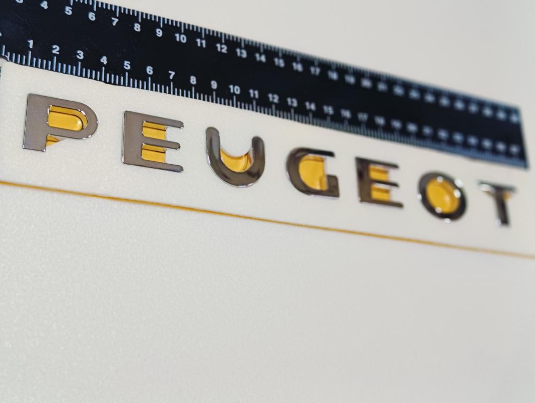 307 Uyumlu Peugeot Bagaj Yazısı 3M 3D ABS