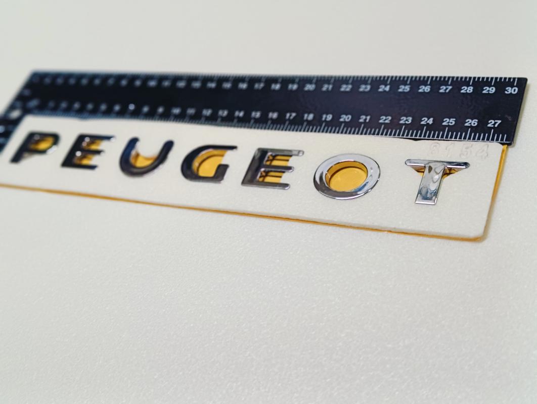 307 Uyumlu Peugeot Bagaj Yazısı 3M 3D ABS