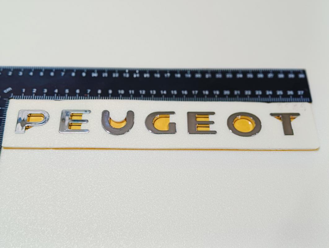 307 Uyumlu Peugeot Bagaj Yazısı 3M 3D ABS