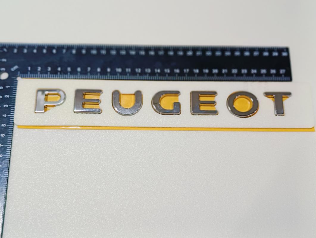 307 Uyumlu Peugeot Bagaj Yazısı 3M 3D ABS