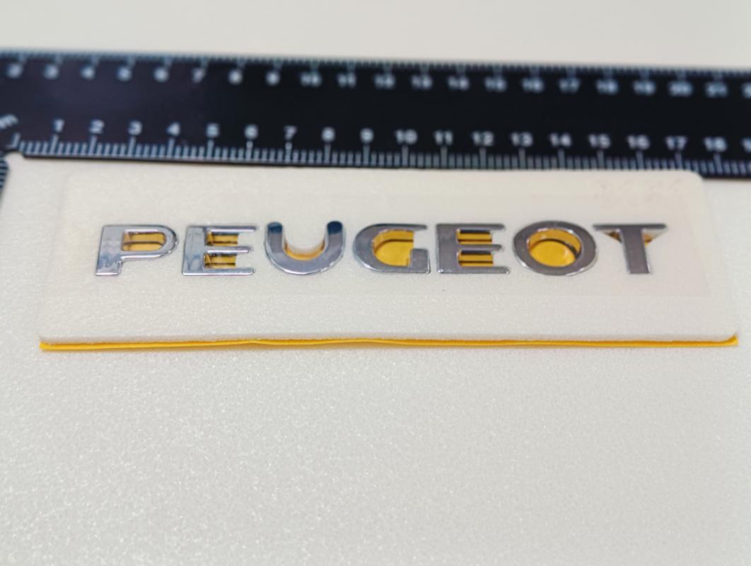 207 Uyumlu Peugeot Bagaj Yazısı 3M 3D ABS