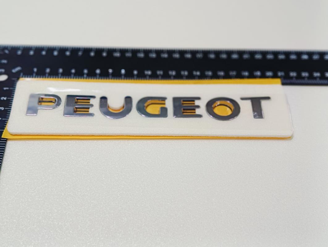 207 Uyumlu Peugeot Bagaj Yazısı 3M 3D ABS