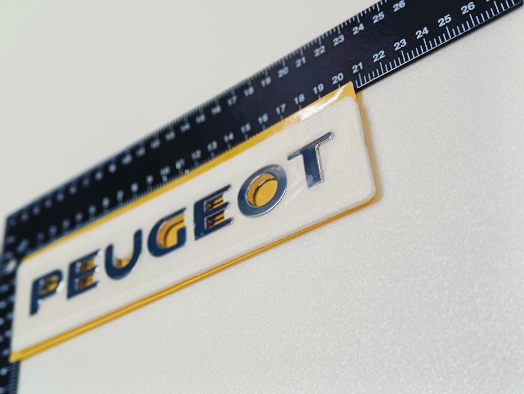 207 Uyumlu Peugeot Bagaj Yazısı 3M 3D ABS
