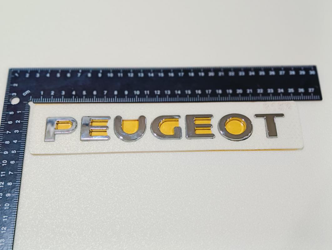 307 Uyumlu Peugeot Bagaj Yazısı 3M 3D ABS