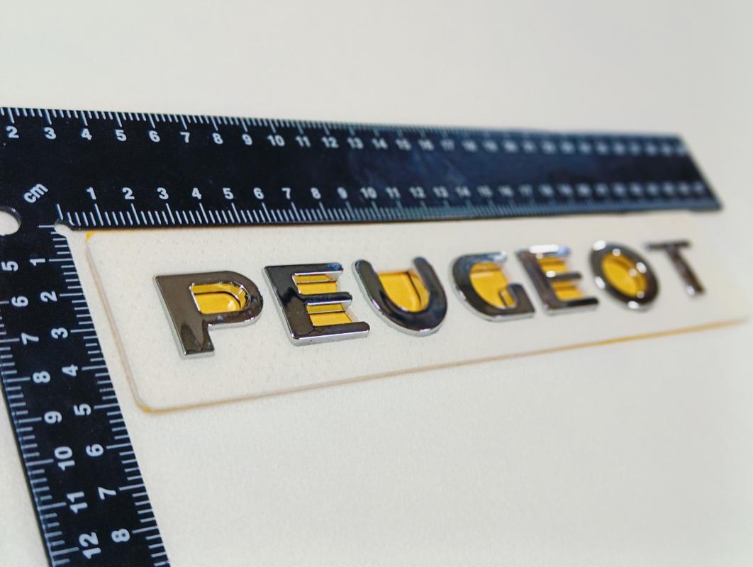 307 Uyumlu Peugeot Bagaj Yazısı 3M 3D ABS