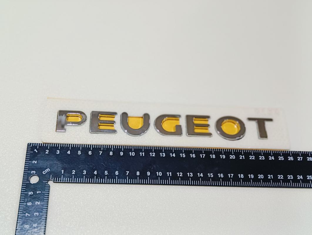 307 Uyumlu Peugeot Bagaj Yazısı 3M 3D ABS