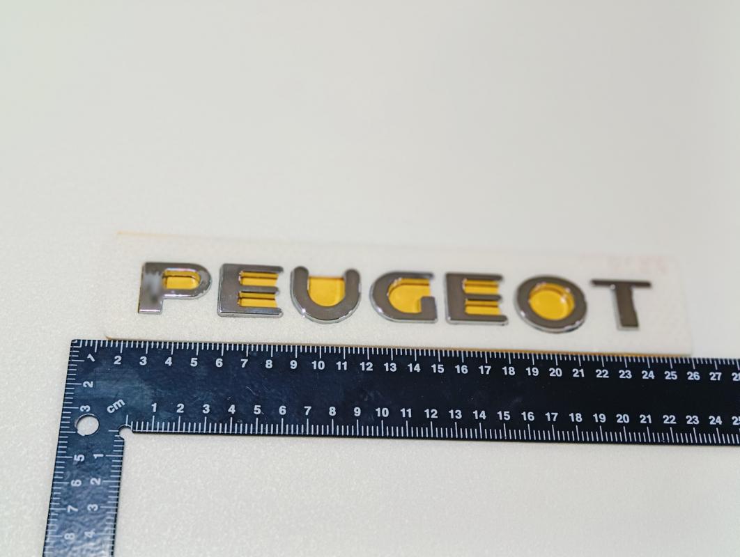 307 Uyumlu Peugeot Bagaj Yazısı 3M 3D ABS