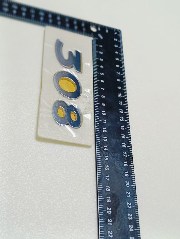308 Krom Bagaj Yazısı 3M 3D ABS