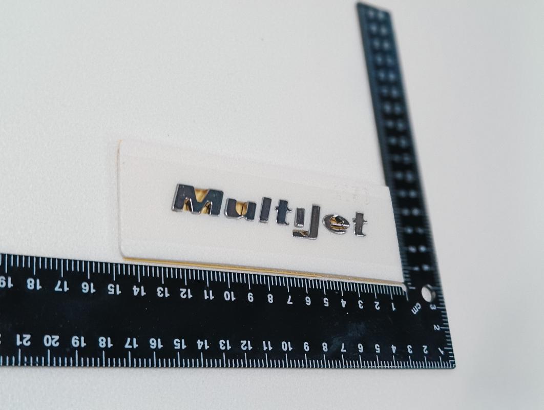 Multijet Krom Bagaj Yazısı 106x13mm 3M 3D ABS