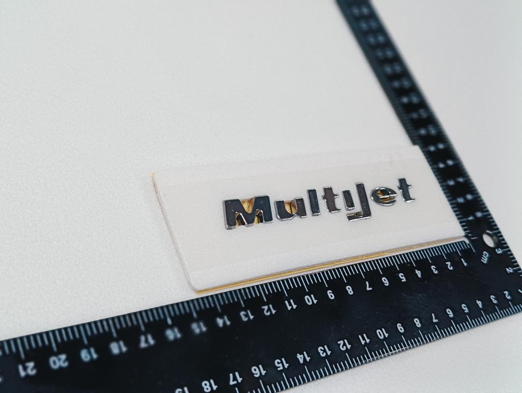 Multijet Krom Bagaj Yazısı 106x13mm 3M 3D ABS