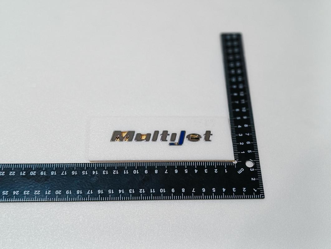 Multijet Krom Bagaj Yazısı ’’J Mavi’’ 106x13mm 3M 3D ABS
