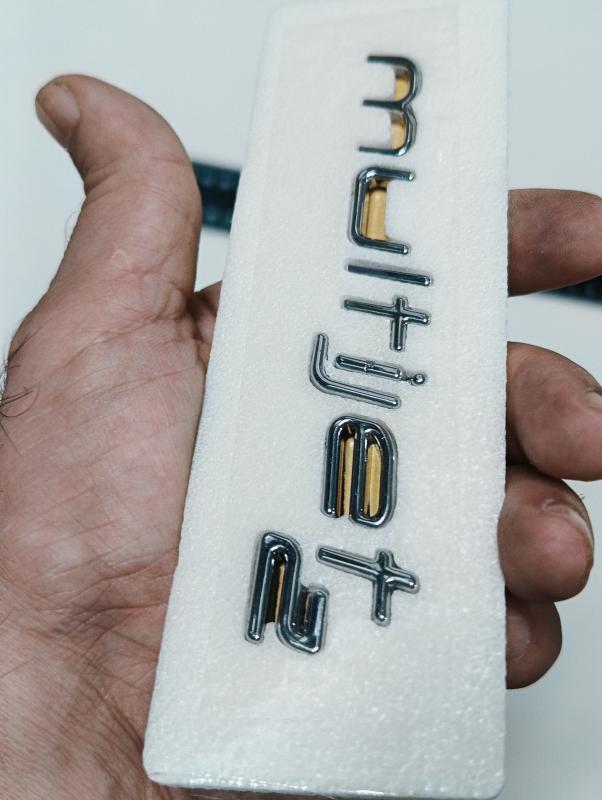 Multijet 2 Krom Bagaj Yazısı 3M 3D ABS