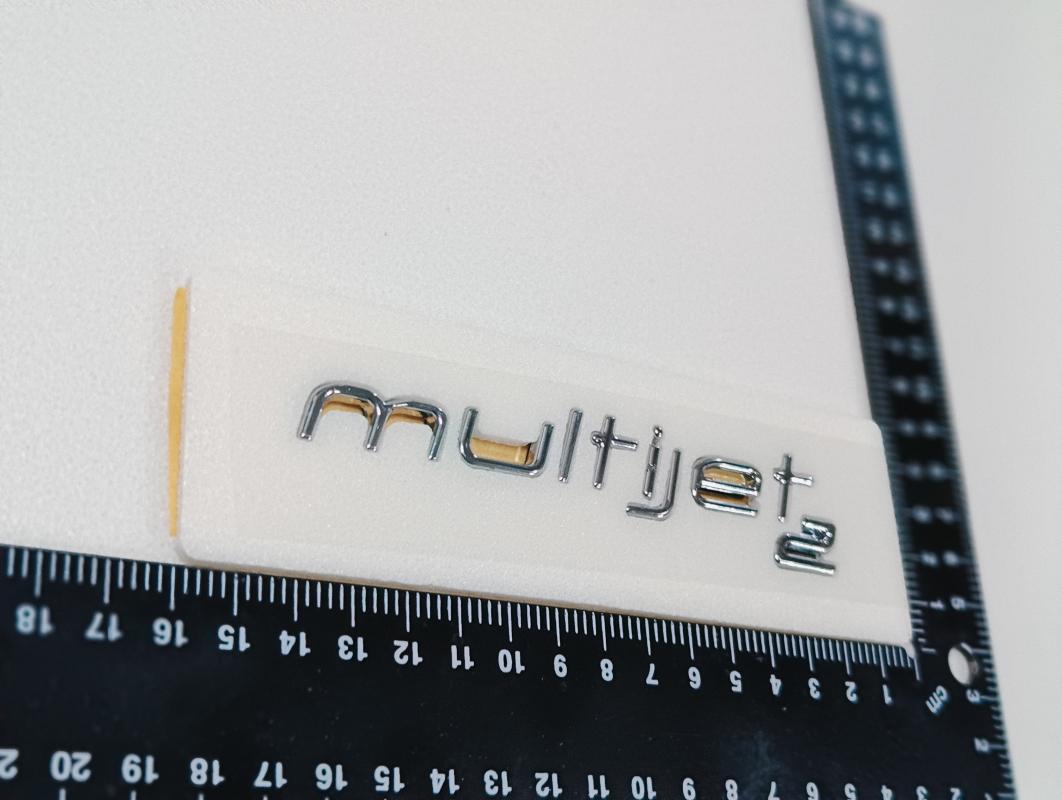 Multijet 2 Krom Bagaj Yazısı 3M 3D ABS