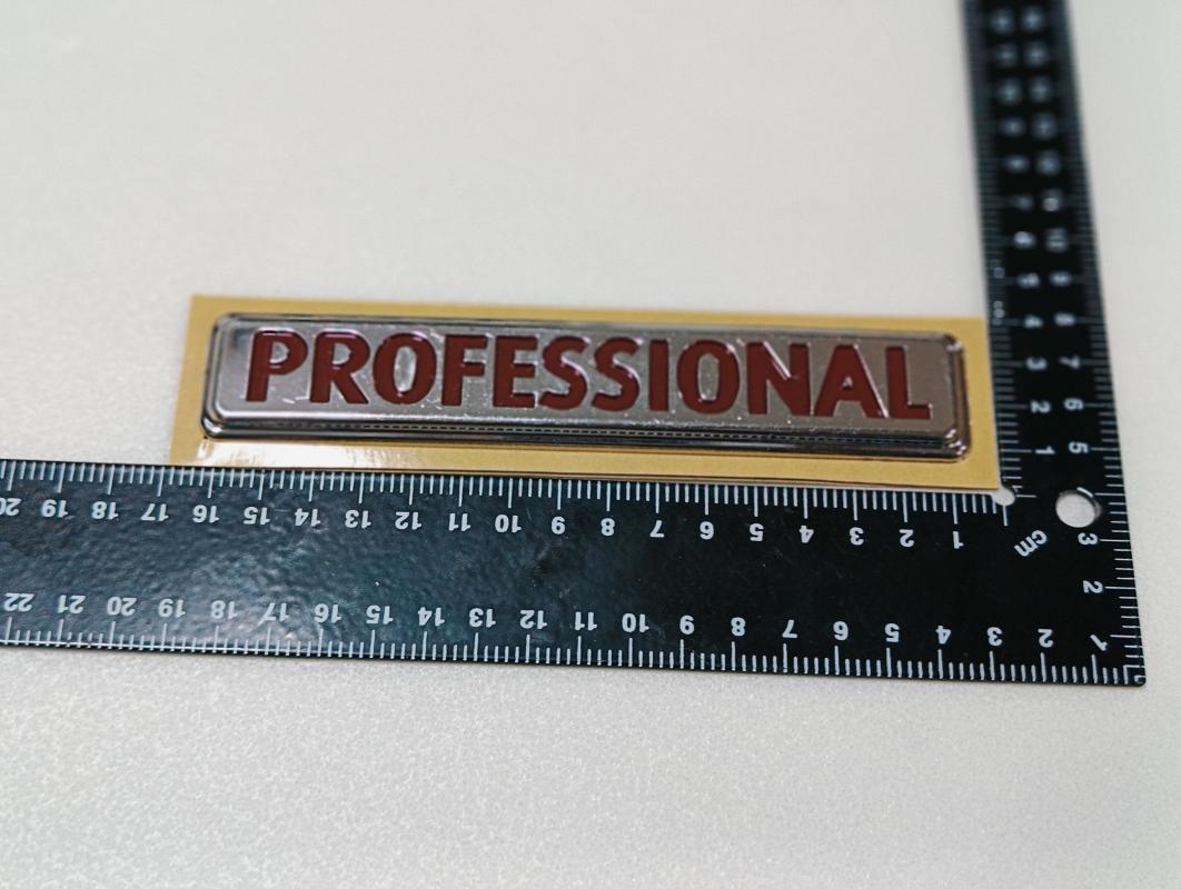 Professional Kırmızı Bagaj Arması Doblo, Scudo, Ducato, Ulysse, Fullback  Uyumlu 3M 3D ABS