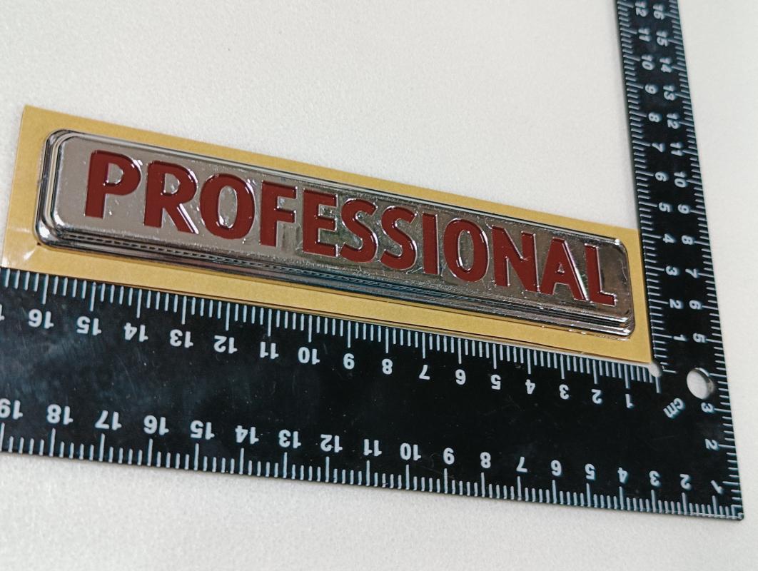 Professional Kırmızı Bagaj Arması Doblo, Scudo, Ducato, Ulysse, Fullback  Uyumlu 3M 3D ABS