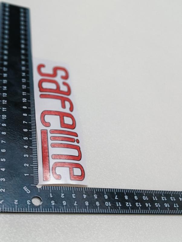 Safeline Sticker Bagaj Yazısı Kırmızı Doblo ve Fiorino Uyumlu 3M 3D ABS