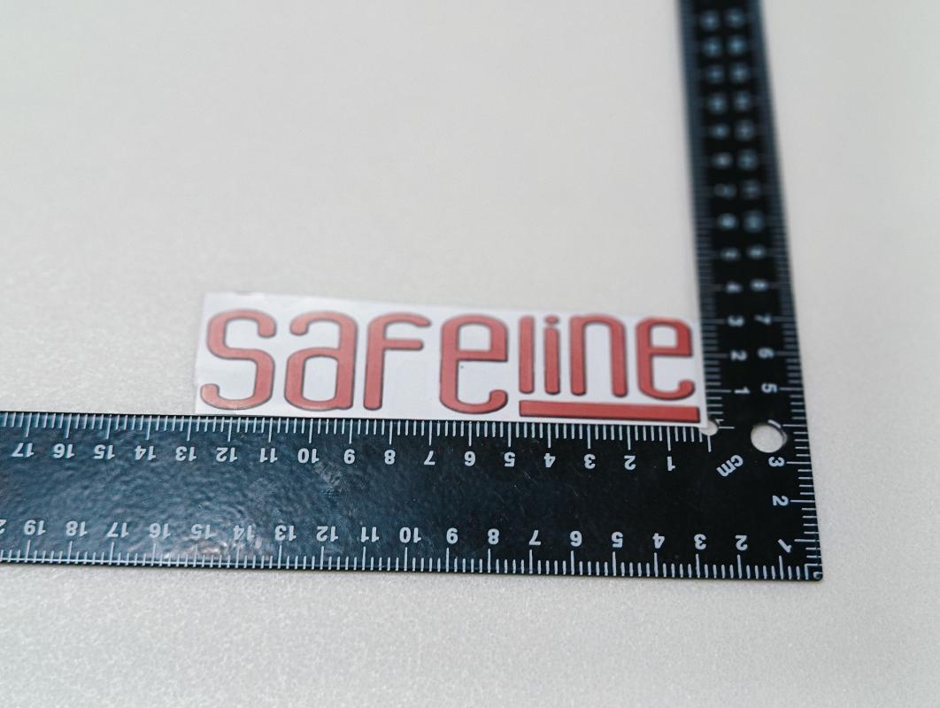 Safeline Sticker Bagaj Yazısı Kırmızı Doblo ve Fiorino Uyumlu 3M 3D ABS