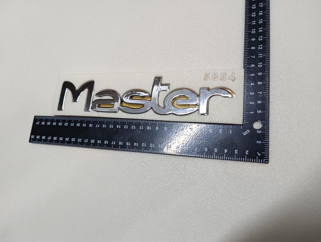 Master Krom Bagaj Yazısı 3M 3D ABS