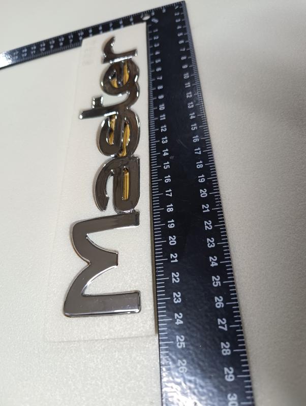 Master Krom Bagaj Yazısı 3M 3D ABS