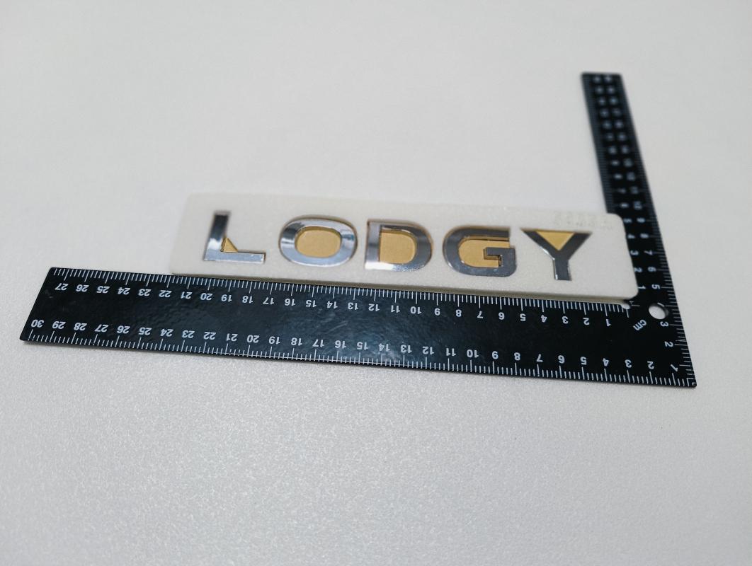 Lodgy Krom Bagaj Yazısı 3M 3D ABS