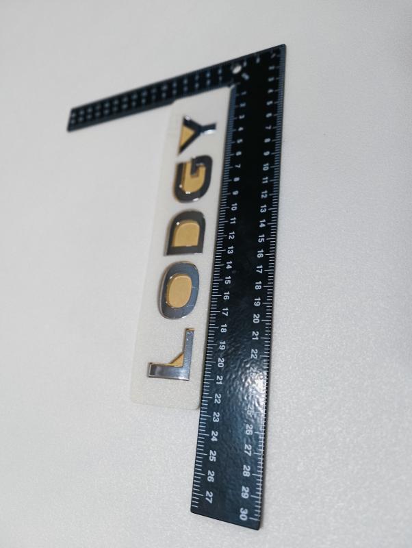 Lodgy Krom Bagaj Yazısı 3M 3D ABS