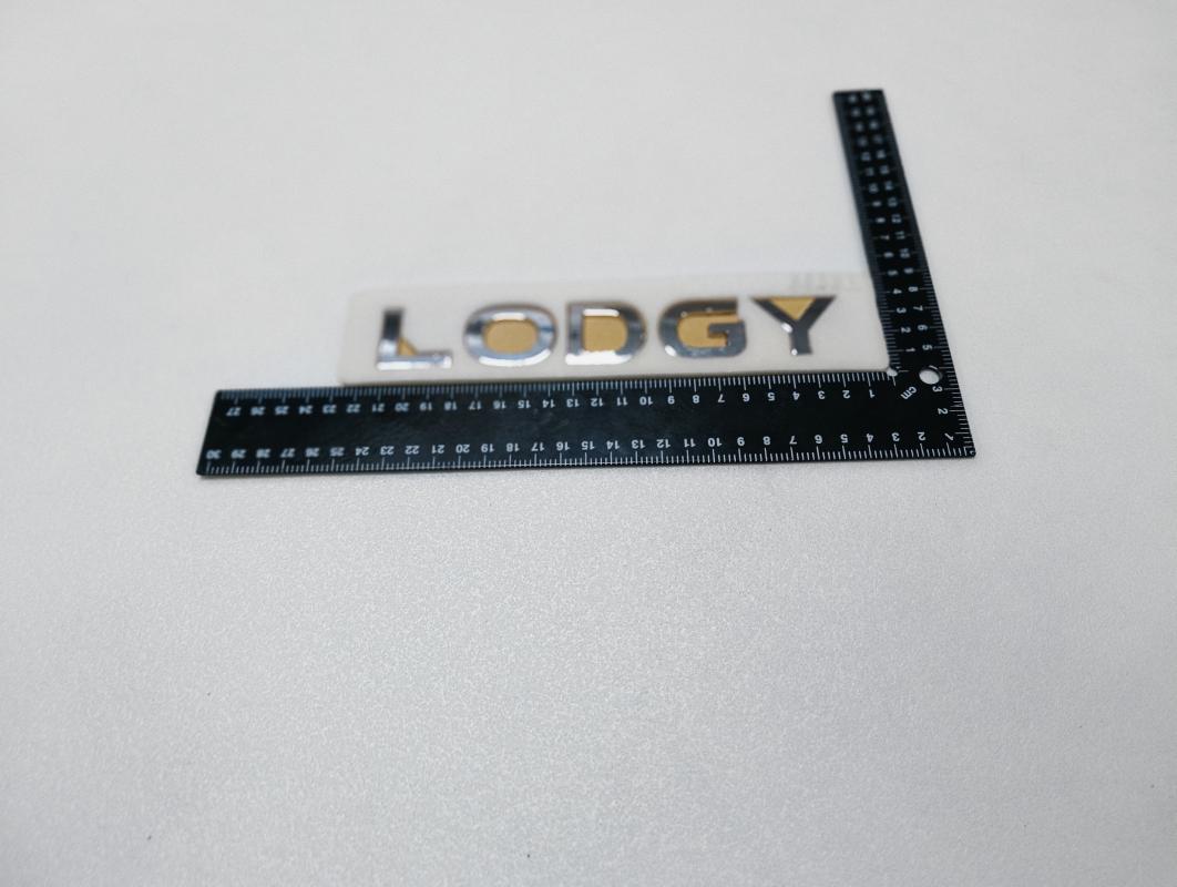 Lodgy Krom Bagaj Yazısı 3M 3D ABS