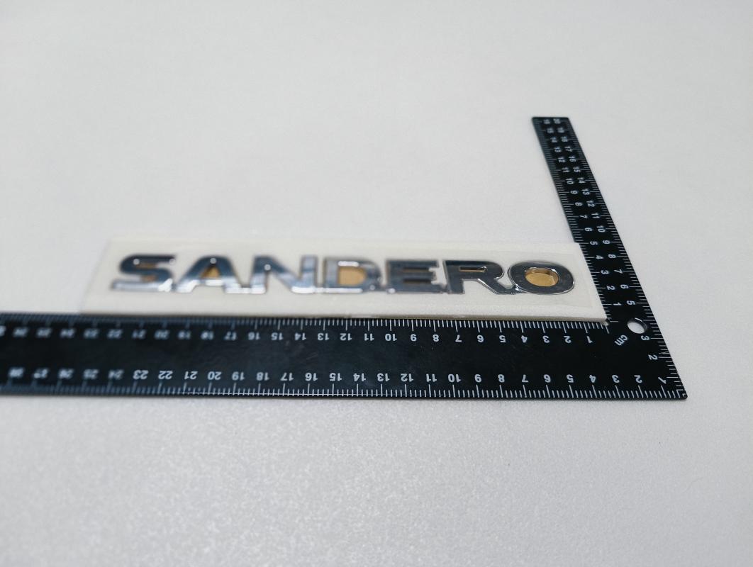 Sandero Krom Bagaj Yazısı 3M 3D ABS