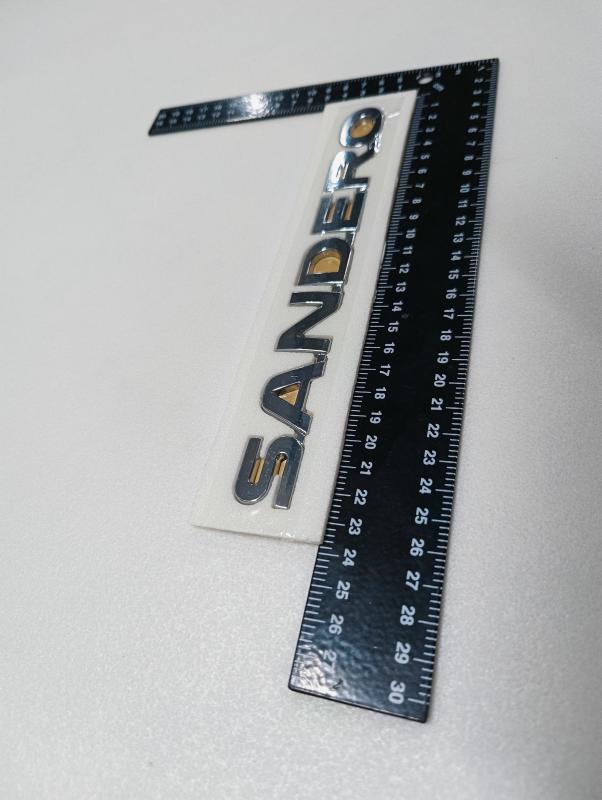 Sandero Krom Bagaj Yazısı 3M 3D ABS