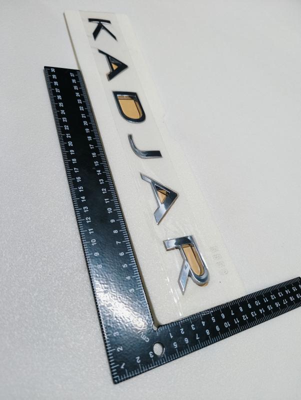 Kadjar Krom Bagaj Yazısı 3M 3D ABS