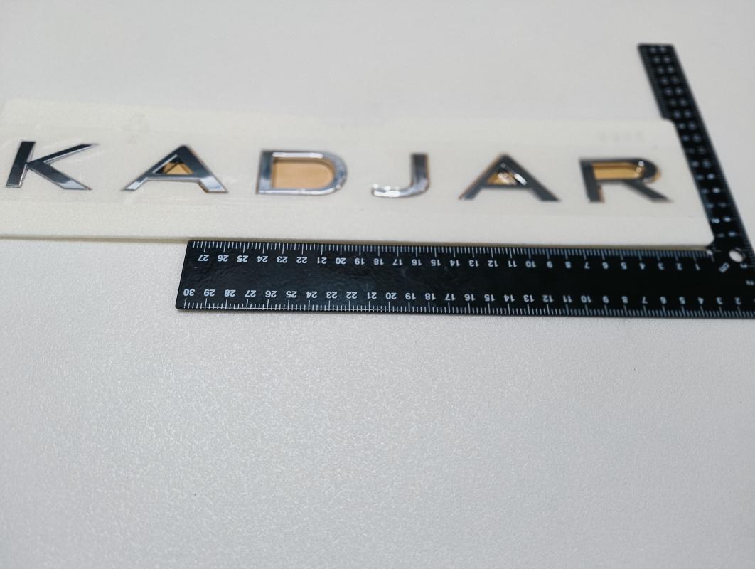 Kadjar Krom Bagaj Yazısı 3M 3D ABS