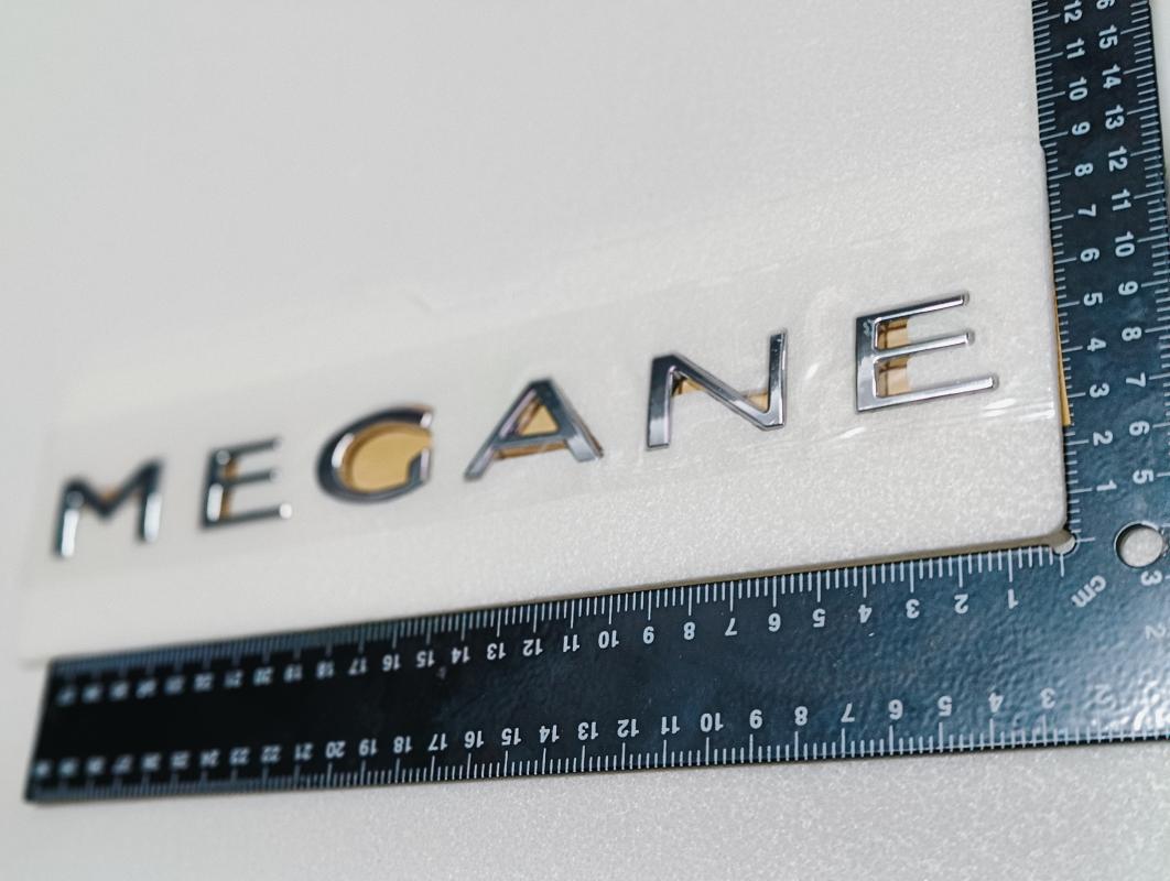 Megane 4 Uyumlu Krom Megane Bagaj Yazısı 3M 3D ABS