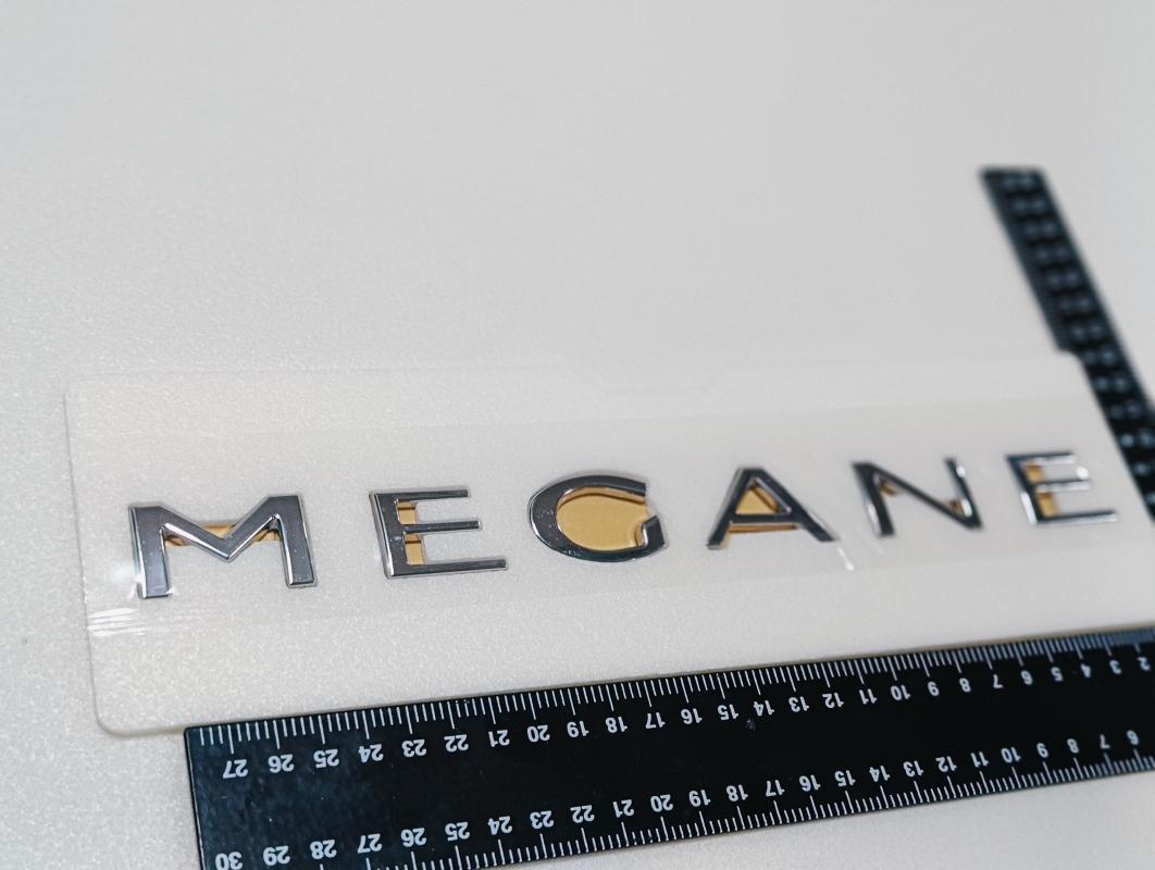 Megane 4 Uyumlu Krom Megane Bagaj Yazısı 3M 3D ABS