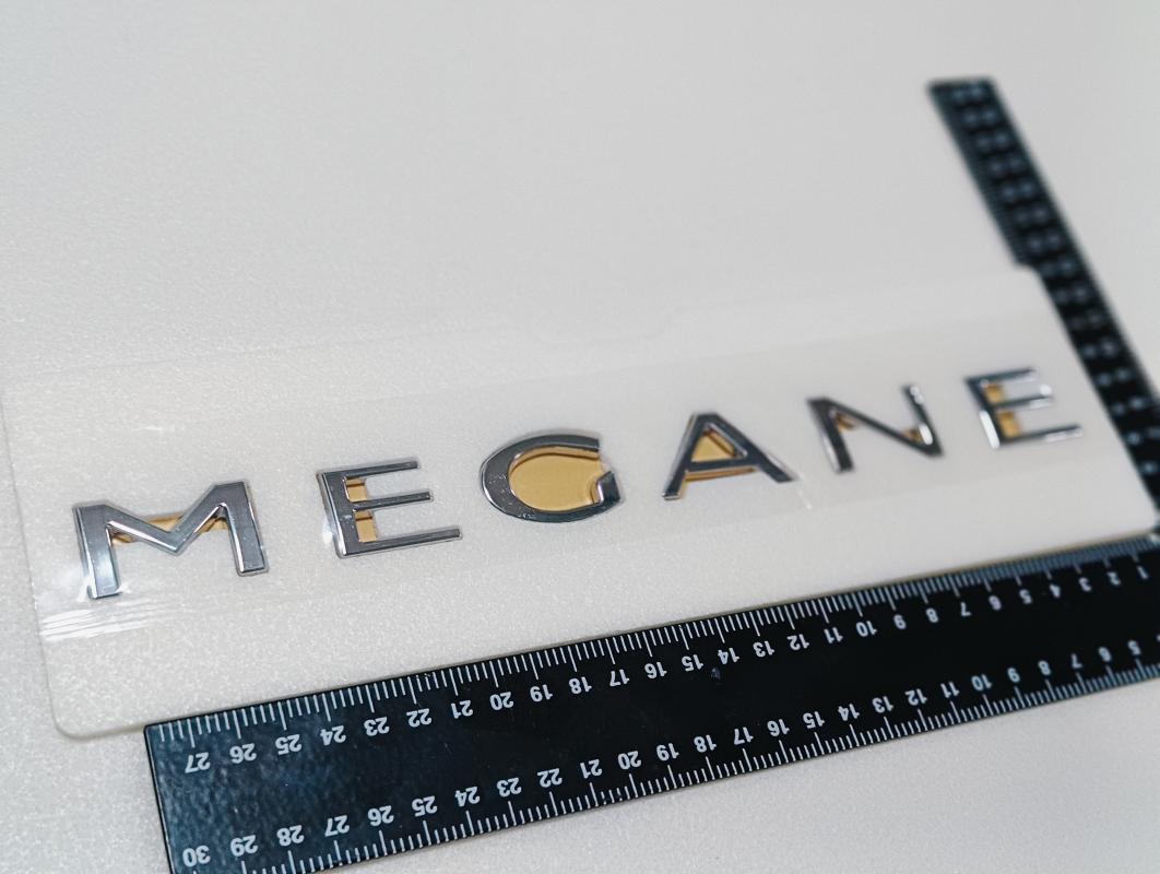 Megane 4 Uyumlu Krom Megane Bagaj Yazısı 3M 3D ABS