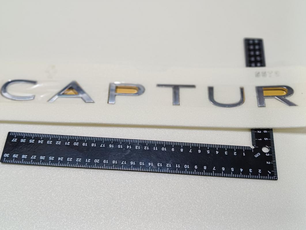 Captur Krom Bagaj Yazısı 3M 3D ABS