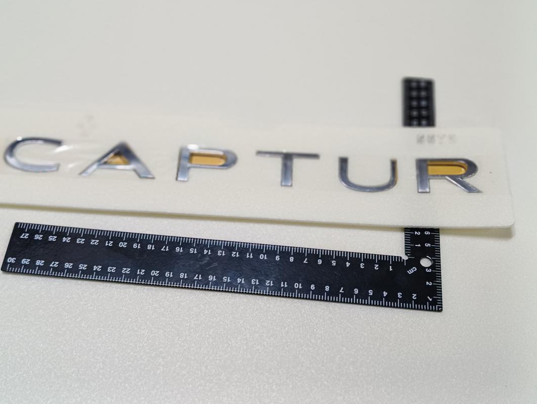 Captur Krom Bagaj Yazısı 3M 3D ABS