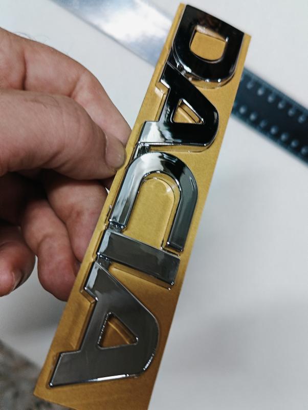 Dacia Krom Tırnaklı Bagaj Yazısı 3M 3D ABS